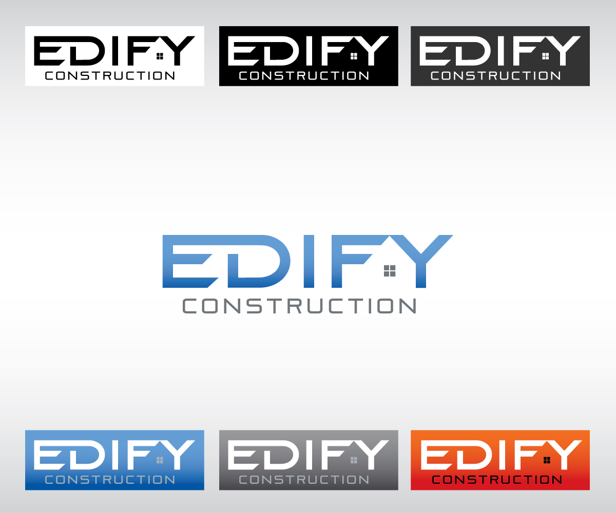 Logo Design by saiartist for Edify Construction | Design: #7899073
