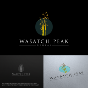 Logo Design by carlomagno for Wasatch Peak Dental | Design: #7838545