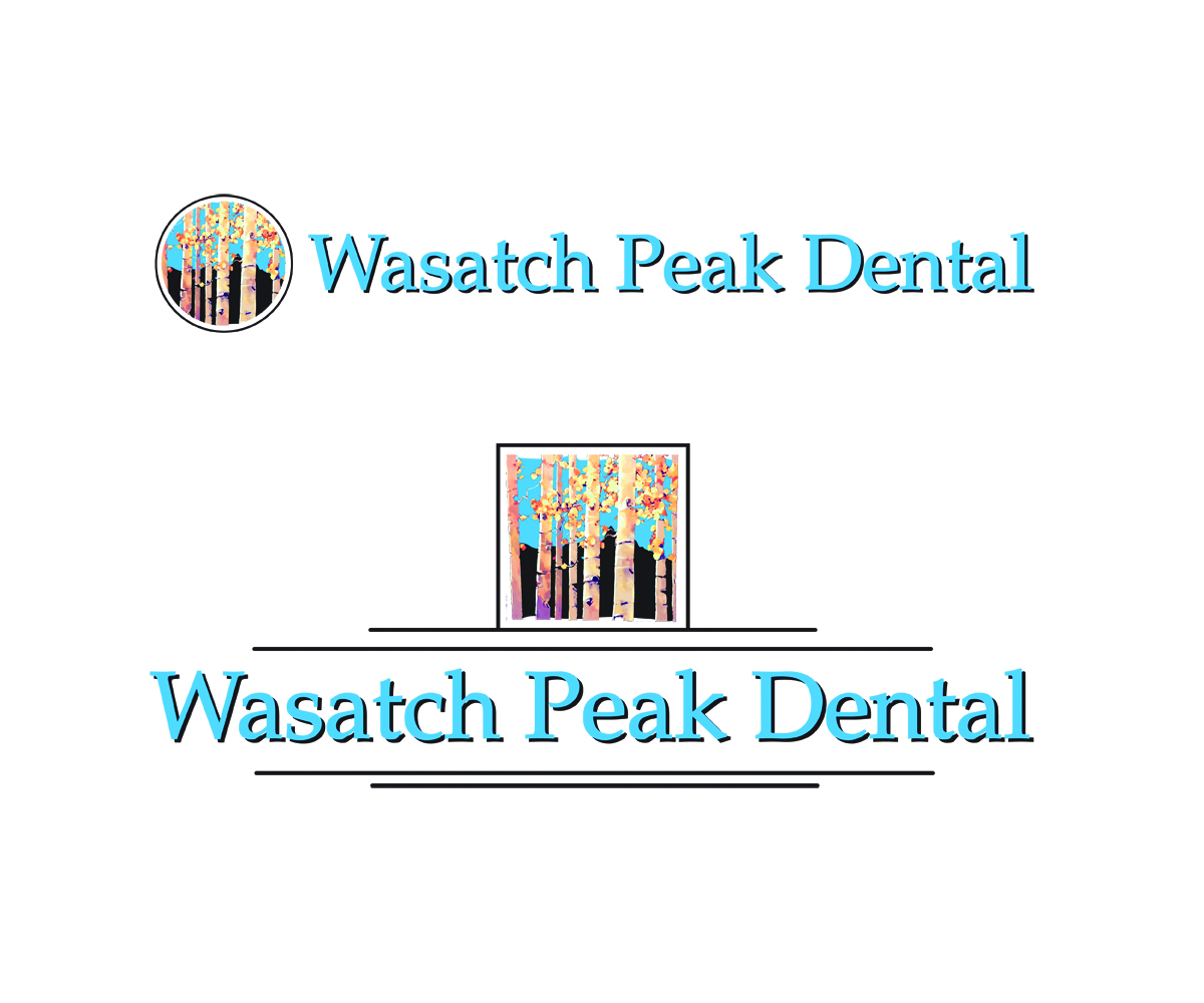 Logo Design by Hot Rod for Wasatch Peak Dental | Design #7837893