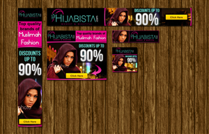 Banner Ad Design Project for Muslim Fashion Site | Banner Ad Design by Levardos