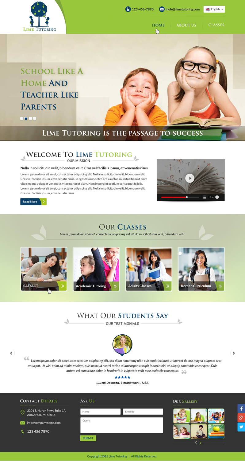 Web Design by Sbss for this project | Design #7863949
