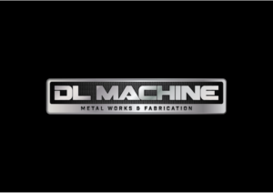 logo can say DL MACHINE,METAL WORKS,& FABRICATION or just be METALLIC FINISH | Logo Design by sikamcoy222