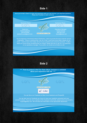 Flyer Design by Sharon for Advanced Interior Electronics  | Design: #1929167
