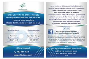 Flyer Design by IneseRo for Advanced Interior Electronics  | Design: #1933387