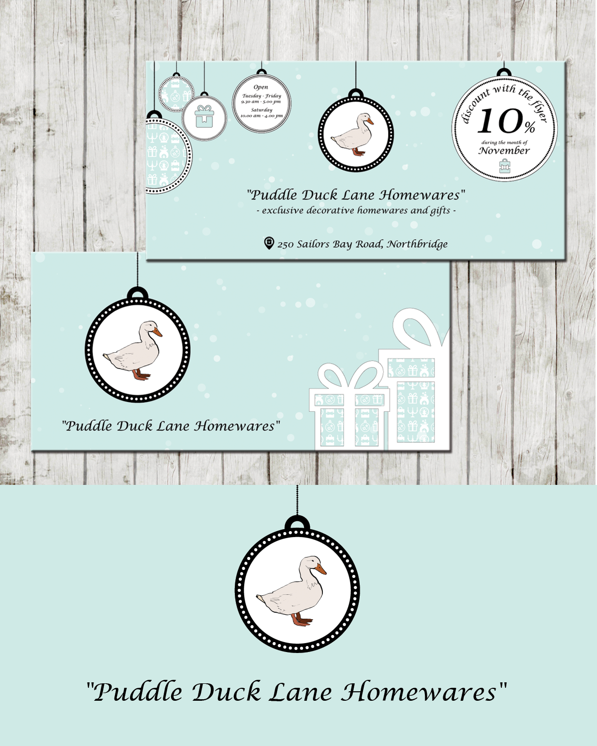 Flyer Design by mehandzic.j for Puddle Duck Lane Homewares | Design #7815448