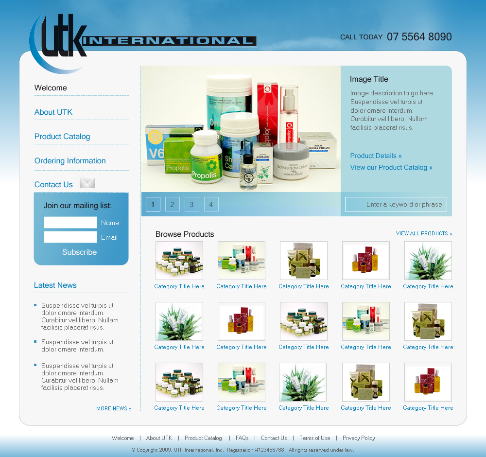 Web Design by TheBlueWebDesign.com for VERVE Online | Design #13358