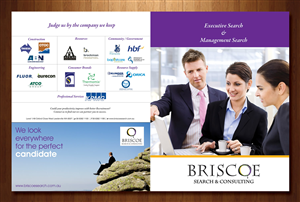 Broschüren-Design von Sbss für Briscoe Search & Consulting | Design: #1934441