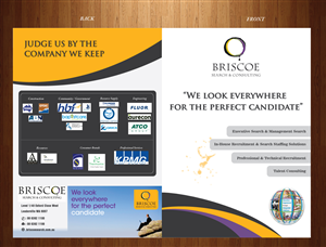 Broschüren-Design von Sbss für Briscoe Search & Consulting | Design: #1934494