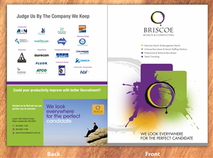 Broschüren-Design von Sbss für Briscoe Search & Consulting | Design: #1935099