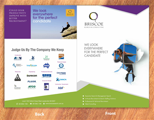 Broschüren-Design von Sbss für Briscoe Search & Consulting | Design: #1935105