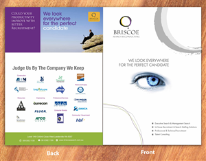 Broschüren-Design von Sbss für Briscoe Search & Consulting | Design: #1935119