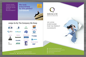 Broschüren-Design von Sbss für Briscoe Search & Consulting | Design: #1951200