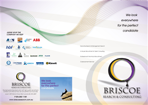 Executive Search & Recruitment 4 Page Presentation Folder | Brochure Design by Soula Vetter