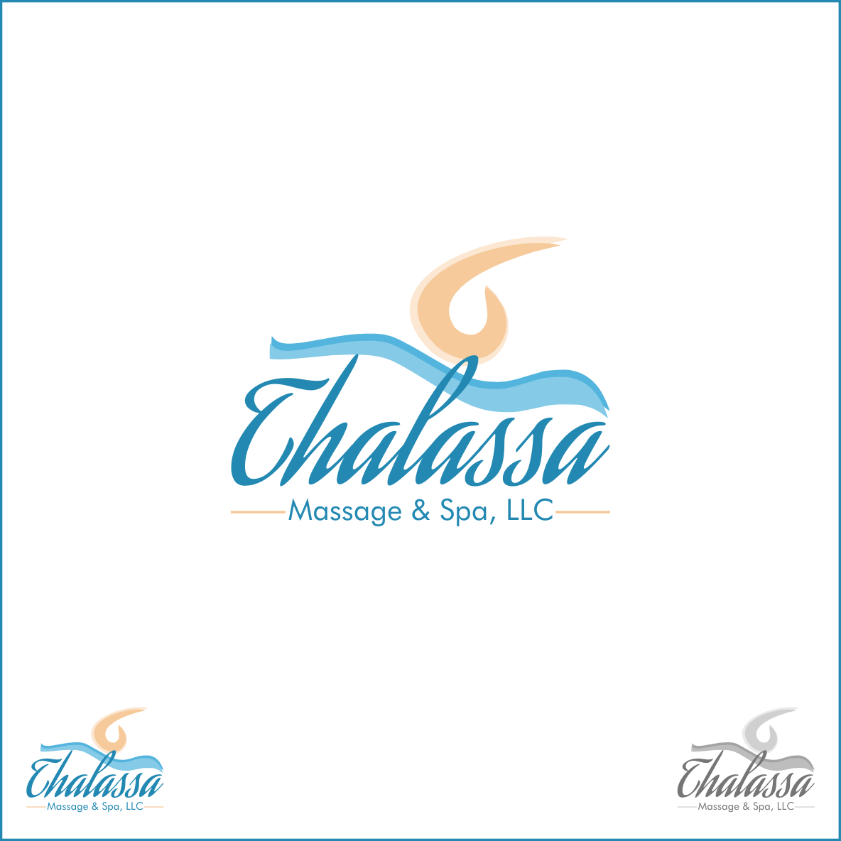 Logo Design by ChinMaya for Thalassa Massage & Spa, LLC | Design #7905945