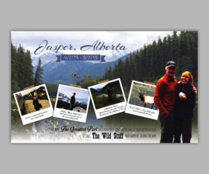 Christmas gift - poster to commemorate a trip | Poster Design by Cut and Glue