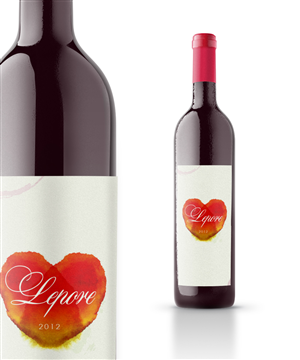 Wine Bottle Label Logo Design | Graphic Design by natureborn