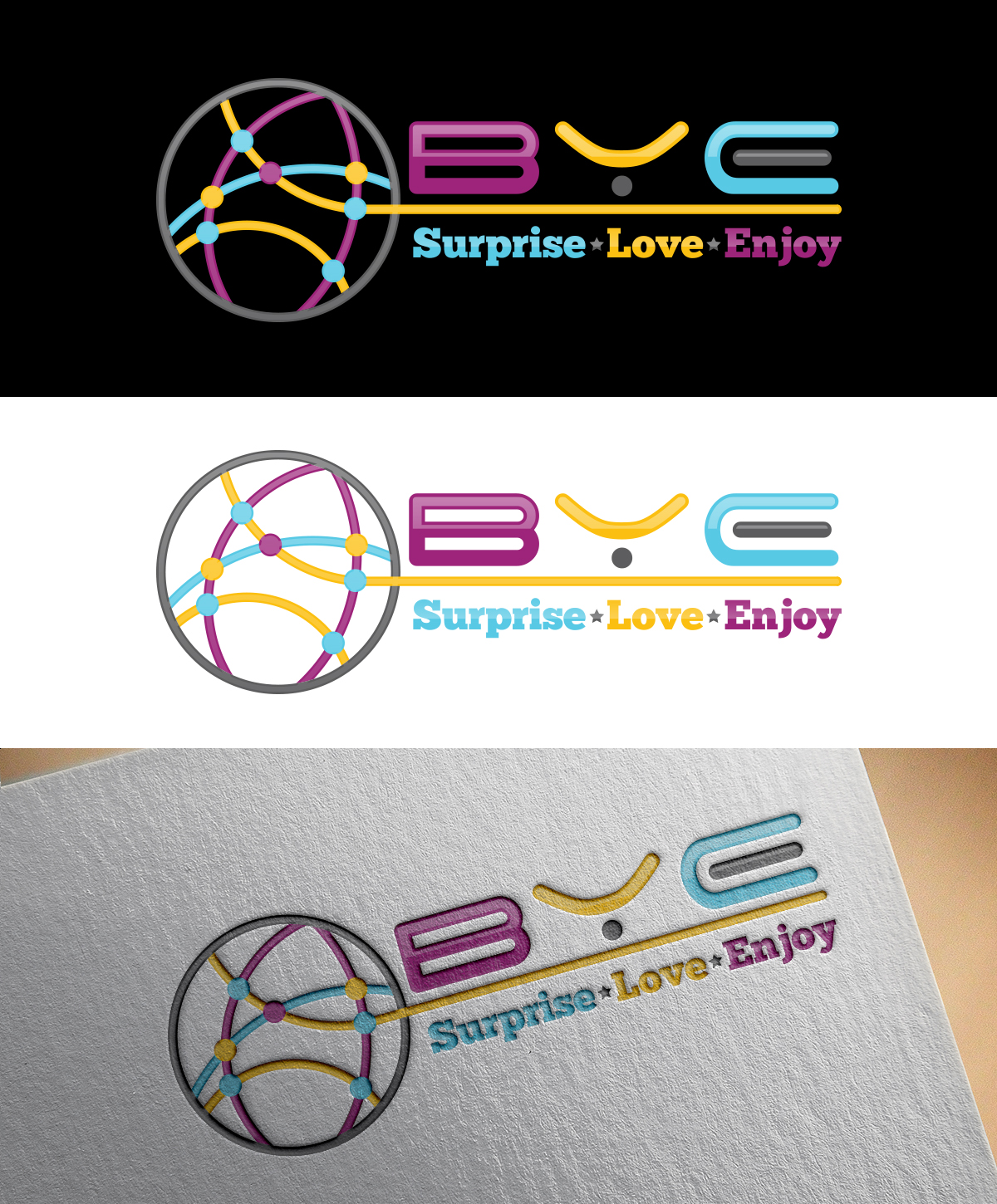 Logo Design by Adeel Hanif® for BYESurprises | Design #7853608