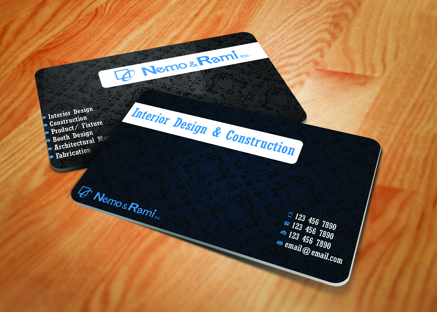 Business Card Design by esmael43 for NEMO@RAMI | Design #7846999