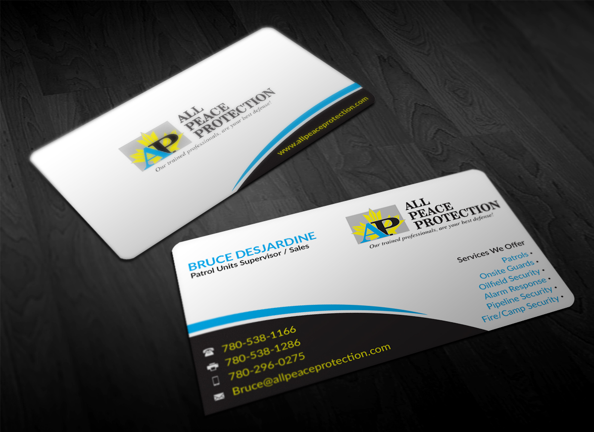 Business Card Design by Designing Birds for All Peace Protection | Design #7861650