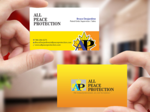 Business Card Design by Creations Box 2015 for All Peace Protection | Design: #7819663