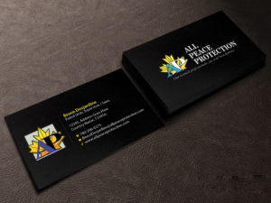 Business Card Design by Creations Box 2015 for All Peace Protection | Design: #7819664