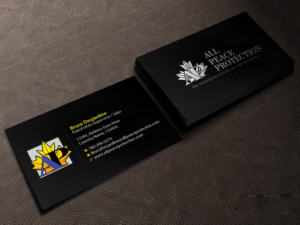 Business Card Design by Creations Box 2015 for All Peace Protection | Design: #7819665