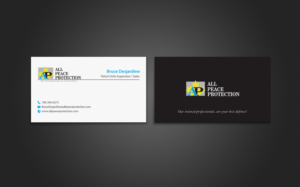 Design de Carte de Visite par chandrayaan.creative pour All Peace Protection | Design : #7822931