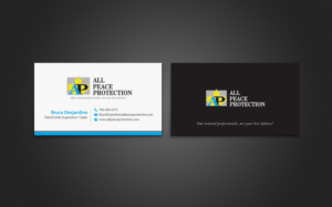 Design de Carte de Visite par chandrayaan.creative pour All Peace Protection | Design : #7822933