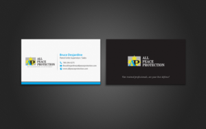 Design de Carte de Visite par chandrayaan.creative pour All Peace Protection | Design : #7822934