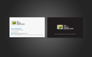 Business Card Design by chandrayaan.creative for All Peace Protection | Design: #7822940