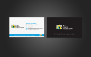 Business Card Design by chandrayaan.creative for All Peace Protection | Design: #7822946