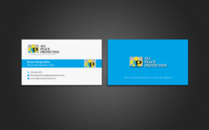 Business Card Design by chandrayaan.creative for All Peace Protection | Design: #7822948