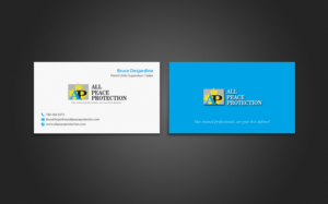 Business Card Design by chandrayaan.creative for All Peace Protection | Design: #7822949