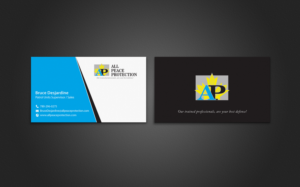 Business Card Design by chandrayaan.creative for All Peace Protection | Design: #7822951