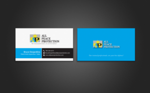 Business Card Design by chandrayaan.creative for All Peace Protection | Design: #7822953