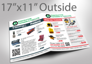 Flyer Design by Davud for Construction Fasteners and Tools LTD | Design: #7857791