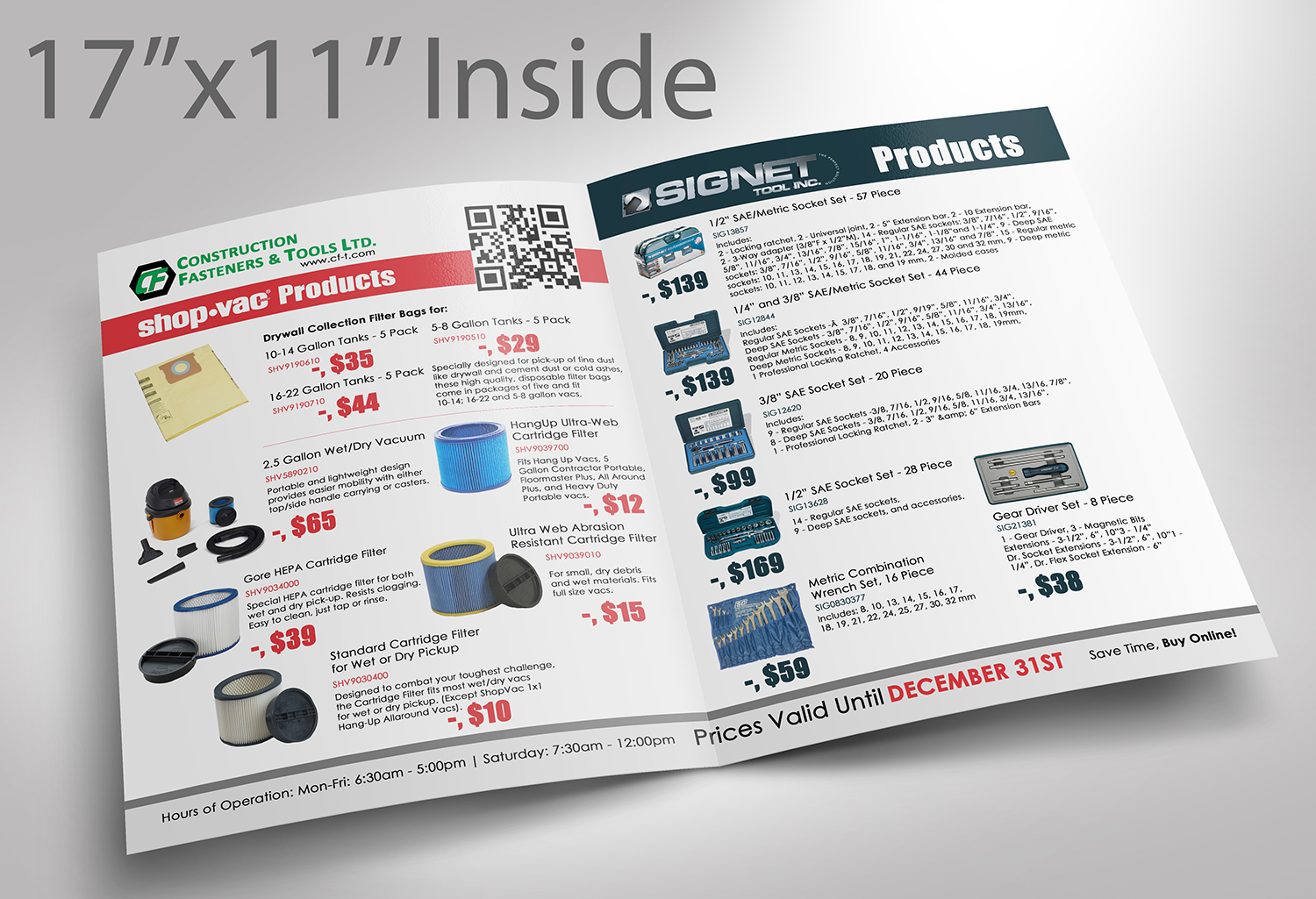 Flyer Design by Davud for Construction Fasteners and Tools LTD | Design #7857792