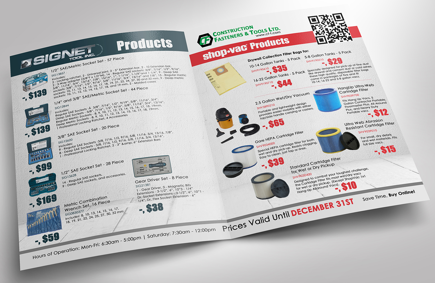 Flyer Design by Davud for Construction Fasteners and Tools LTD | Design #7860617