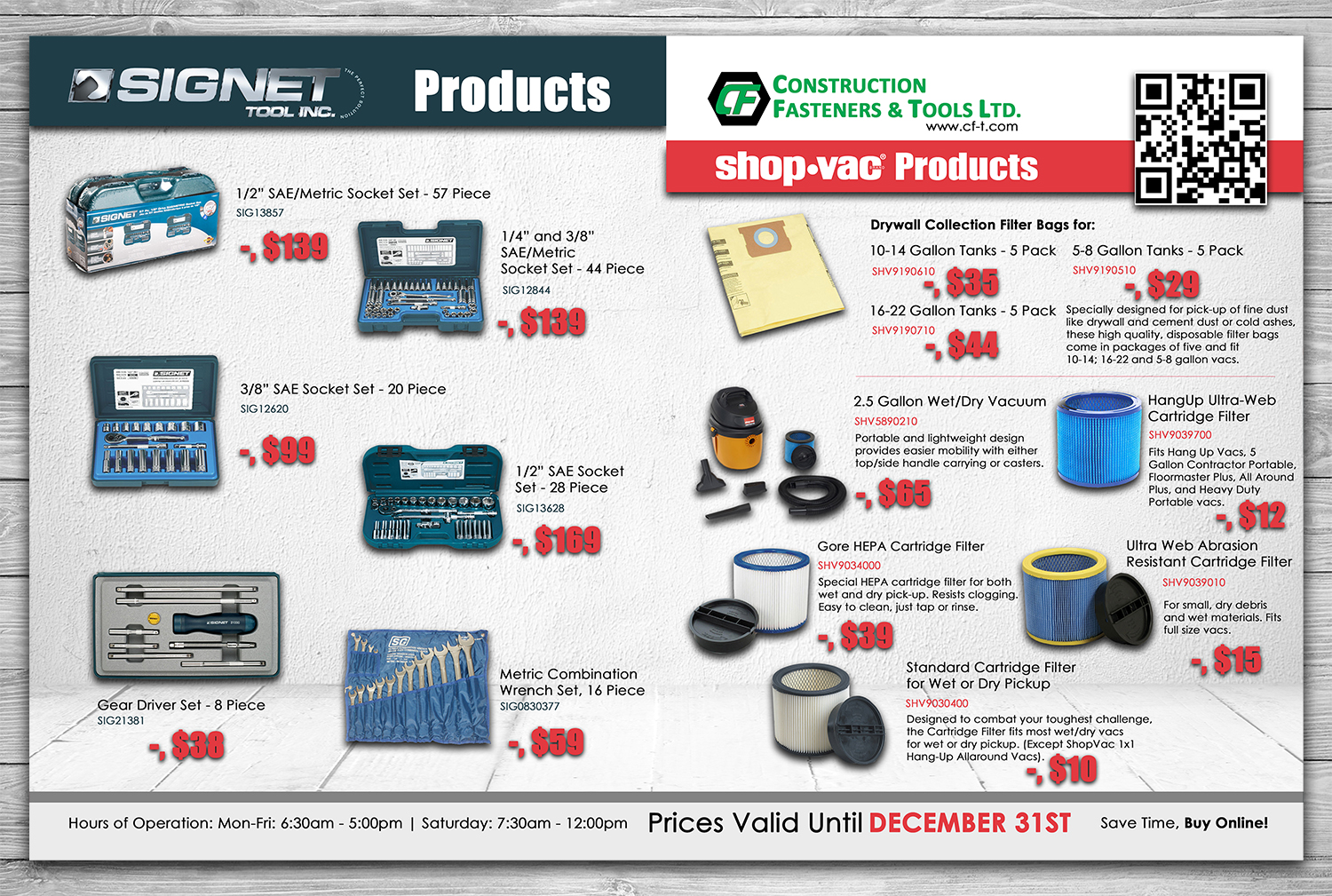 Flyer Design by Davud for Construction Fasteners and Tools LTD | Design #7869153