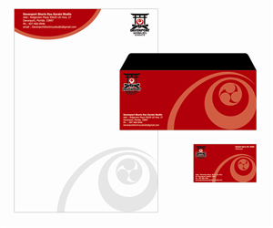 Stationery Design Project for Davenport Shorin Ryu Karate Studio | Stationery Design by Chinmayees