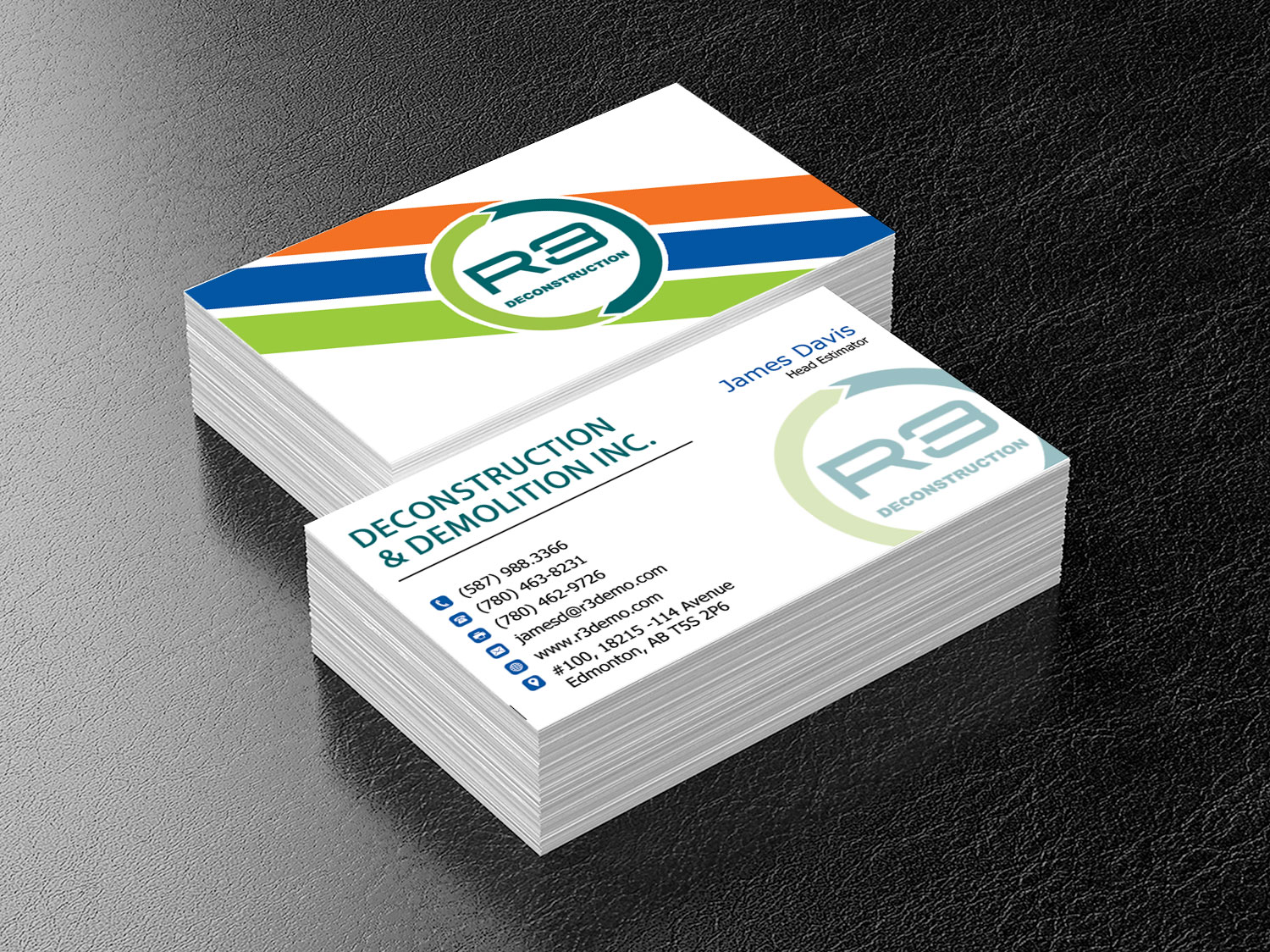 Business Card Design by Lanka Ama for R3 Deconstruction | Design #7822500