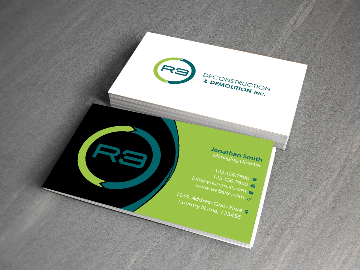 Visitenkarten-Design von Creations Box 2015 für R3 Deconstruction | Design #7827892