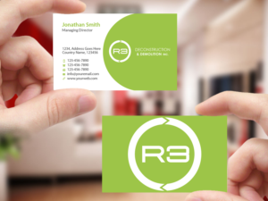 Business Card Design by Creations Box 2015 for R3 Deconstruction | Design: #7827895