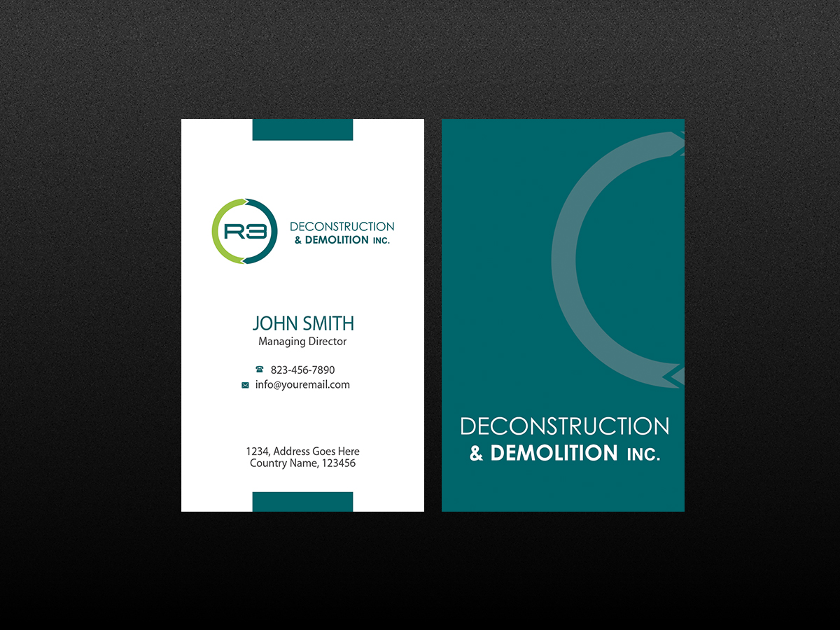 Visitenkarten-Design von Creations Box 2015 für R3 Deconstruction | Design #7827896