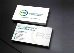 Diseño de Tarjeta de Presentación por Creations Box 2015 para R3 Deconstruction | Diseño: #7827907