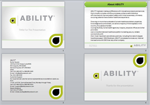 PowerPoint-Design von sigitarrin für ABILITY Network | Design: #1929156