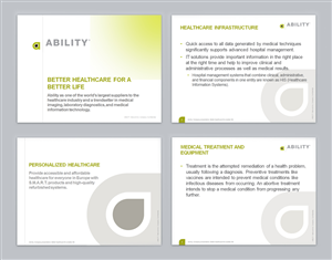 PowerPoint Design by oLive for ABILITY Network | Design #1930445