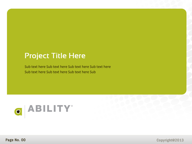 PowerPoint-Design von Best Design Hub für ABILITY Network | Design #1927887