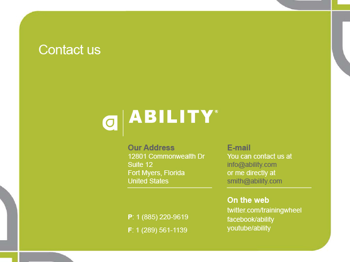 PowerPoint Design by BrandWar for ABILITY Network | Design #1929198