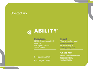 PowerPoint-Design von BrandWar für ABILITY Network | Design: #1929198